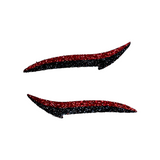 Red & Black | Glitter Eyeliner Sticker