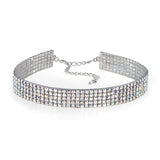 5 Row Flexi-Choker with extender chain