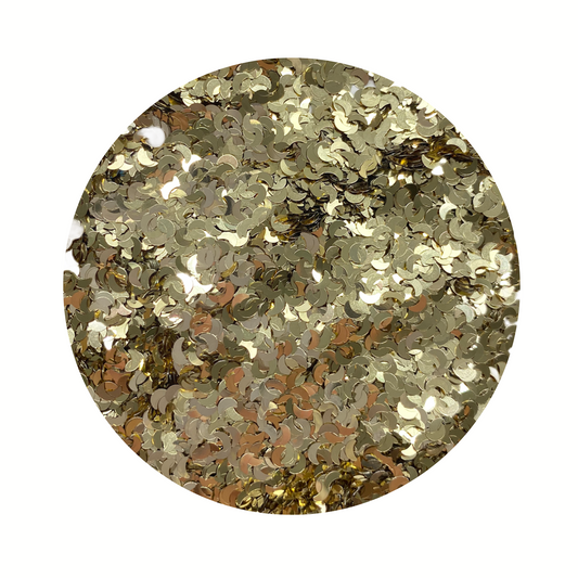 Moon and Stars - Glitter Shapes