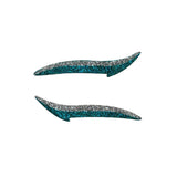 Silver & Teal | Glitter Eyeliner Sticker