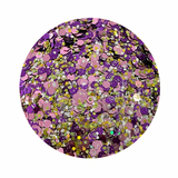 Purple And Gold - Chunky Glitter