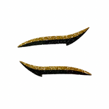 black and gold glitter eyeliner sticker