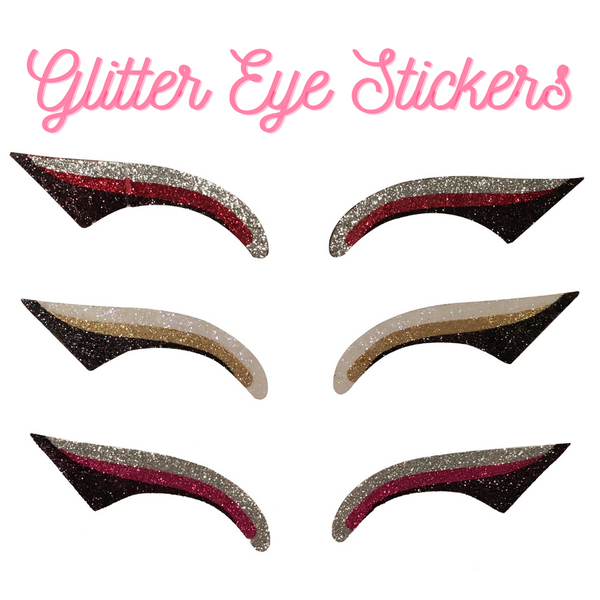 Glitter Eye Stickers