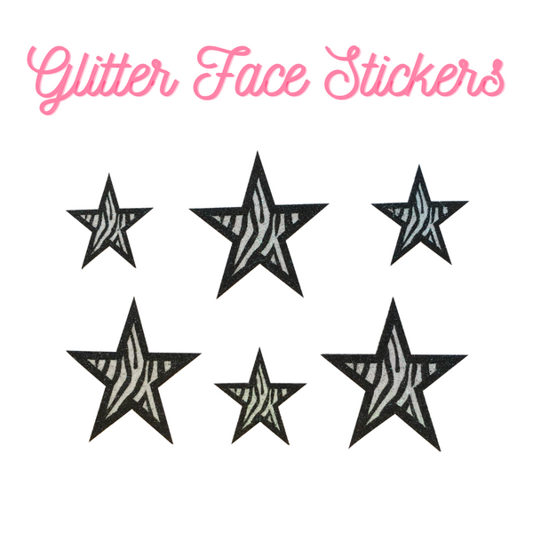 Glitter Face Stickers