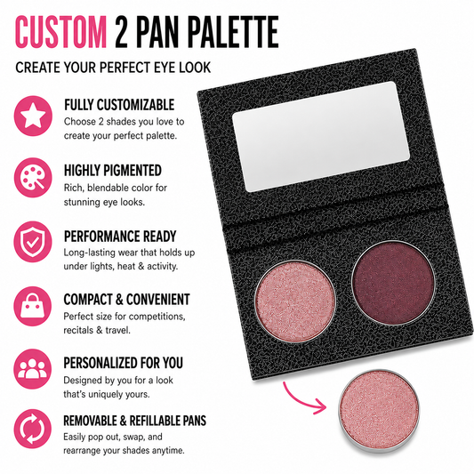 2 Pan Custom Eye Shadow Palette