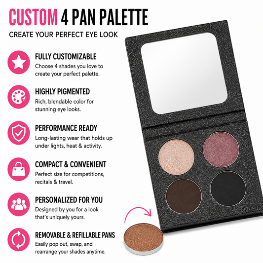 4 Pan Custom Eye Shadow Palette