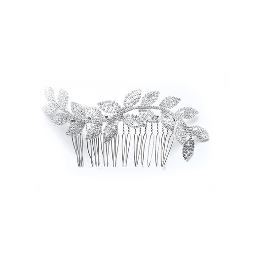 Cascading Vine Leaves Hair Comb