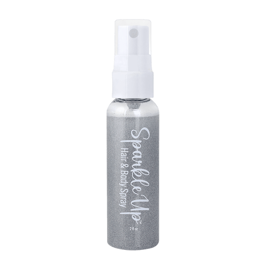 Silver Glitter Body Spray