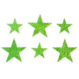 Neon Green Star Stickers
