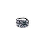 Rhinestone Encrusted Silver Metal Ponytail Cuff 6