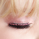 Pink Rhinestone Eye Lashes