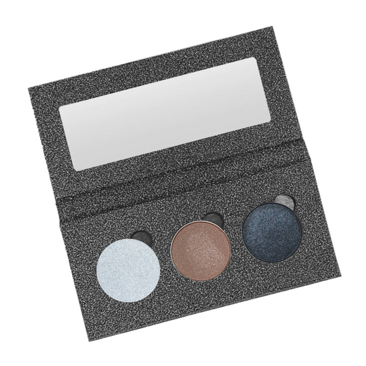 Silver Metallic Smokey Eye