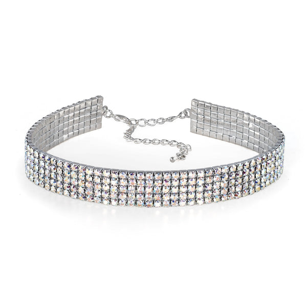 5 Row Flexi-Choker with extender chain