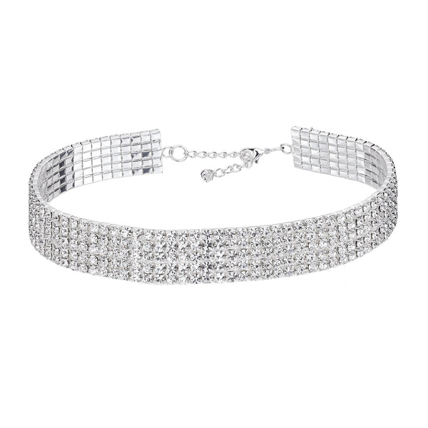5 Row Flexi-Choker with extender chain