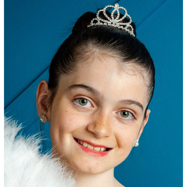 Tiara Hair Comb - Looping Heart