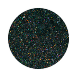 black holographic glitter