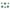 Dark Green Zebra Star Stickers