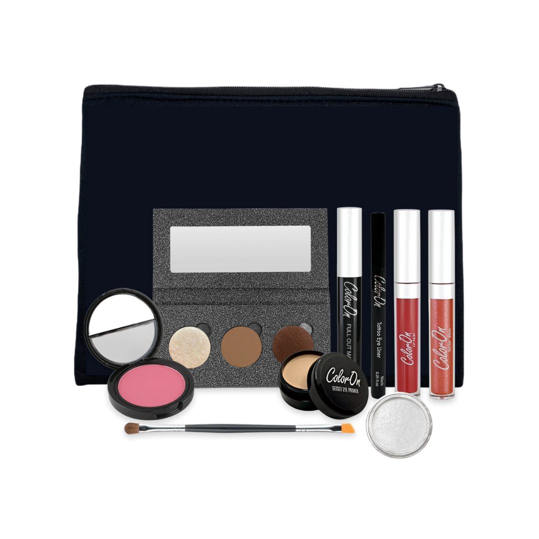 The Dance Movement custom dance makeup kit contains sweat proof stage  makeup , easy to use dance makeup for young dancers as well as competition  dancers. An easy to use step by