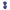 Blue Paw Glitter Stickers