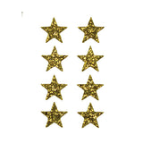 Small Mini Glitter Star Stickers